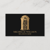 Professionele Elegant makelaar makelaar Visitekaartje (Voorkant)