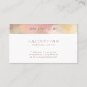 Professionele Elegante Abstracte Kunst Moderne Sja Visitekaartje (Voorkant)