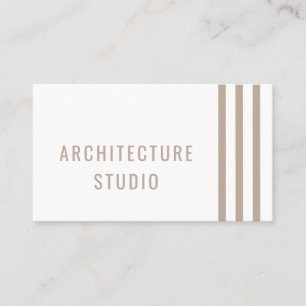 Professionele elegante architect ontwerper moderne visitekaartje