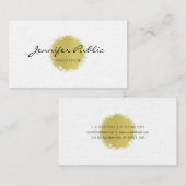 Professionele elegante Calligrafie Gold Design Pla Visitekaartje (Voorkant / Achterkant)