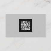 Professionele Elegante Computerreparatie QR-Code Visitekaartje (Achterkant)