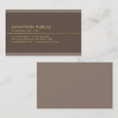 Professionele Elegante Creatieve Parel Afwerking L Visitekaartje (Voorkant / Achterkant)