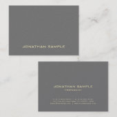 Professionele elegante Creative Pearl Finish Luxur Visitekaartje (Voorkant / Achterkant)