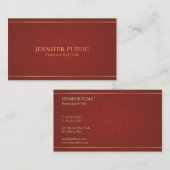 Professionele Elegante Duidelijke Parel gebeëindig Visitekaartje (Voorkant / Achterkant)