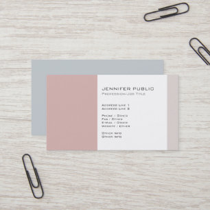 Professionele Elegante Harmonische  Kleuren Visitekaartje