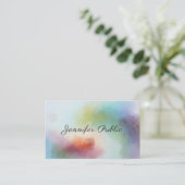 Professionele, elegante, moderne Abstracte kunst v Visitekaartje (Staand voorkant)