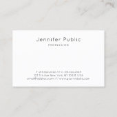 Professionele, elegante, moderne Abstracte kunst v Visitekaartje (Achterkant)