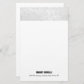 Professionele elegante moderne grijze trendy briefpapier (Voorkant / Achterkant)