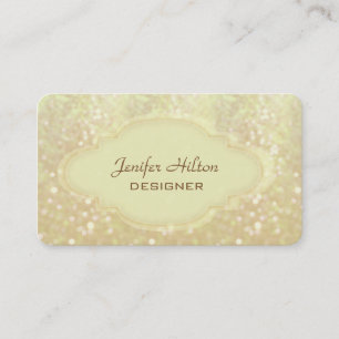 Professionele elegante moderne luxe glitter bokeh visitekaartje