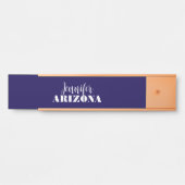 Professionele elegante moderne minimalistische don deurbordje (Voorkant)