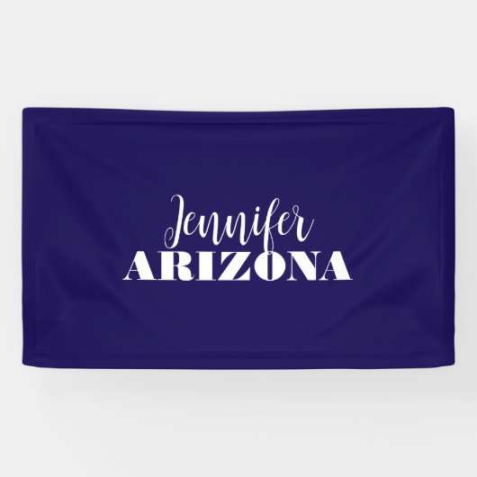 Professionele elegante moderne minimalistische don spandoek (Horizontaal)