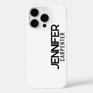 Professionele elegante moderne minimalistische naa iPhone 16 pro hoesje