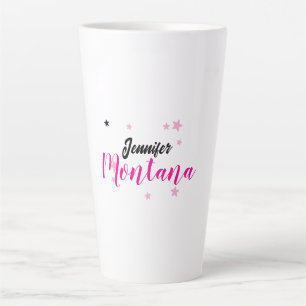 Professionele elegante moderne minimalistische naa latte mok