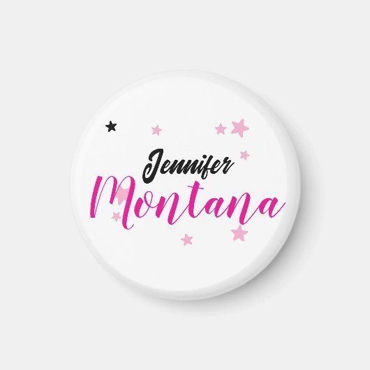 Professionele elegante moderne minimalistische naa magneet (Voorkant)