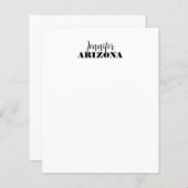 Professionele elegante moderne minimalistische vla (Voorkant / Achterkant)