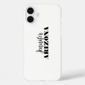 Professionele elegante moderne minimalistische vla Case-Mate iPhone case (Achterkant)