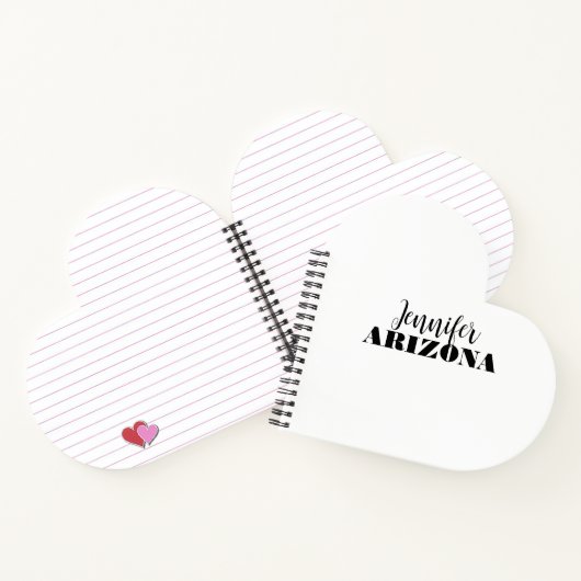 Professionele elegante moderne minimalistische vla notitieboek (Binnen)