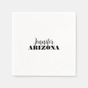 Professionele elegante moderne minimalistische vla servet