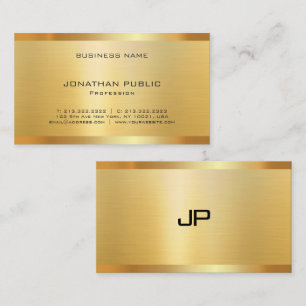 Professionele Elegante Moderne Nepgoud Premium Zij Visitekaartje