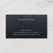 Professionele elegante moderne schilderservice visitekaartje (Achterkant)