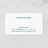 Professionele elegante moderne schilderservice visitekaartje (Achterkant)