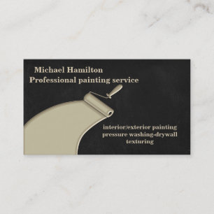 Professionele elegante moderne schilderservice visitekaartje