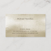 Professionele elegante moderne schilderservice visitekaartje (Achterkant)