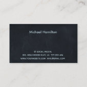 Professionele elegante moderne schilderservice visitekaartje (Achterkant)