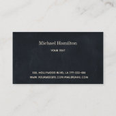 Professionele elegante moderne schilderservice visitekaartje (Achterkant)