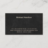 Professionele elegante moderne schilderservice visitekaartje (Achterkant)