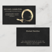 Professionele elegante moderne schilderservice visitekaartje (Voorkant / Achterkant)
