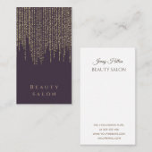 Professionele elegante moderne verblinding visitekaartje (Voorkant / Achterkant)