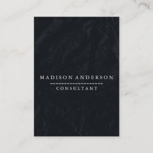 Professionele Elegante Moderne Zwarte Schoolbord Visitekaartje