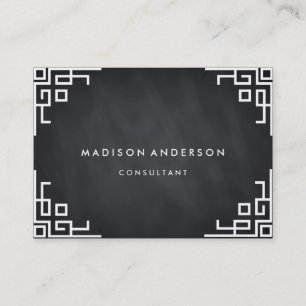 Professionele elegante moderne zwarte toetsenbord  visitekaartje