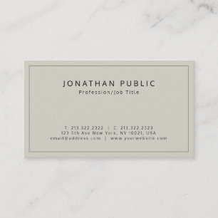 Professionele Elegante Premium Zijde Afwerking Lux Visitekaartje
