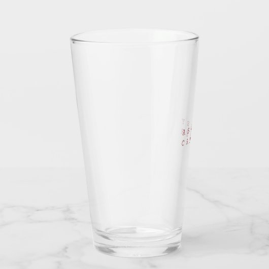 Professionele elegante roos gouden minimalistische glas (Rechts)