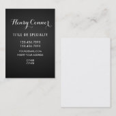 Professionele elegante verticale raad visitekaartje (Voorkant / Achterkant)