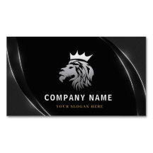 Professionele Elegante Zilveren Leeuw Logo