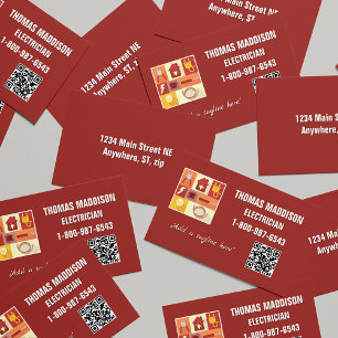 Professionele elektricien Iconisch Bedrijf Visitekaartje