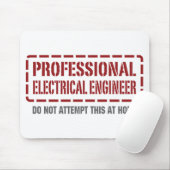 Professionele elektrische engineer muismat (Met muis)