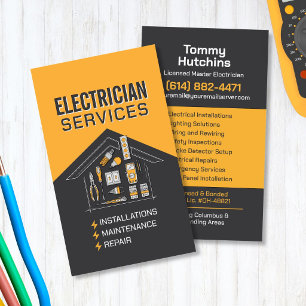 Professionele Elektrotechnische Aannemer - Elektro Visitekaartje