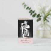 Professionele entertainer Performer-foto Visitekaartje (Staand voorkant)