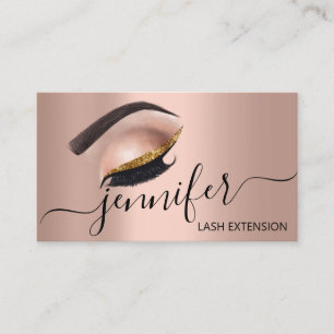 Professionele Eyelash Extension Makeup Artist Brow Visitekaartje