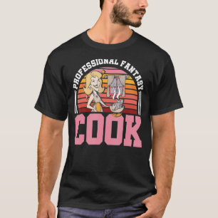 Professionele Fantasy Cook Master Chef Food Kitch T-shirt