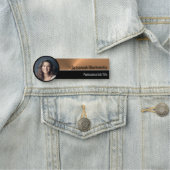 Professionele Faux Metallic Copper Custom Photo Naamplaatje (In situ)