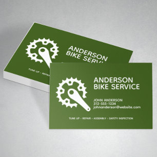 Professionele fiets reparatie onderhoud coaching visitekaartje