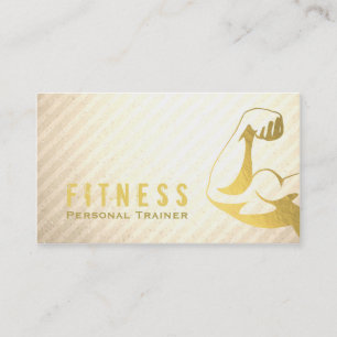 Professionele fitness Personal Trainer Gold Musea Visitekaartje