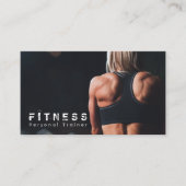 Professionele fitness Personal Trainer Visitekaartje (Voorkant)