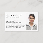 Professionele foto-QR-code Visitekaartje (Voorkant)