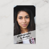 Professionele foto-QR-code Visitekaartje (Voorkant)